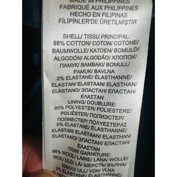 Lauren Ralph Lauren Officer's Jacket Size 6 Slim fit Stand Collar Gold Buttons - Picture 15 of 16